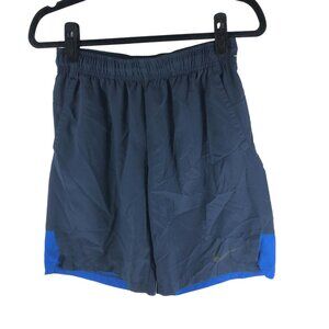 Nike Mens 9" Dri-Fit Athletic Woven Training Shorts Blue Size S